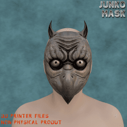 Junko Cosplay Mask Silent Hill 3d model