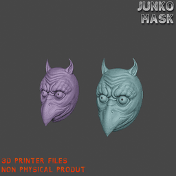 Junko Cosplay Mask Silent Hill 3d model