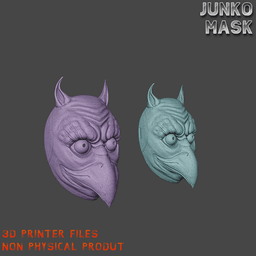 Junko Cosplay Mask Silent Hill 3d model