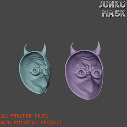 Junko Cosplay Mask Silent Hill 3d model