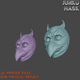 Junko Cosplay Mask Silent Hill 3d model