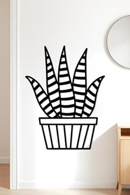 Cactus Wall Art, Wall Decor, Home Decor 3d model