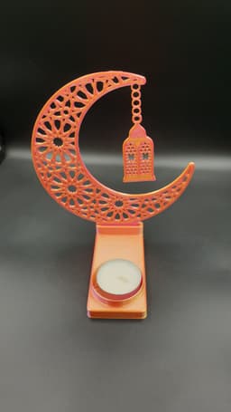 Eid Crescent with Lantern - Shadow Art 3d model