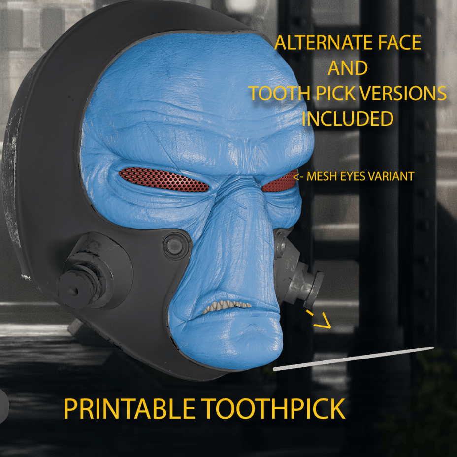 Cad Bane Mask 3d model