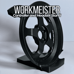 WorkMeister Inspired HeadPhone and Controller Holder 3d model
