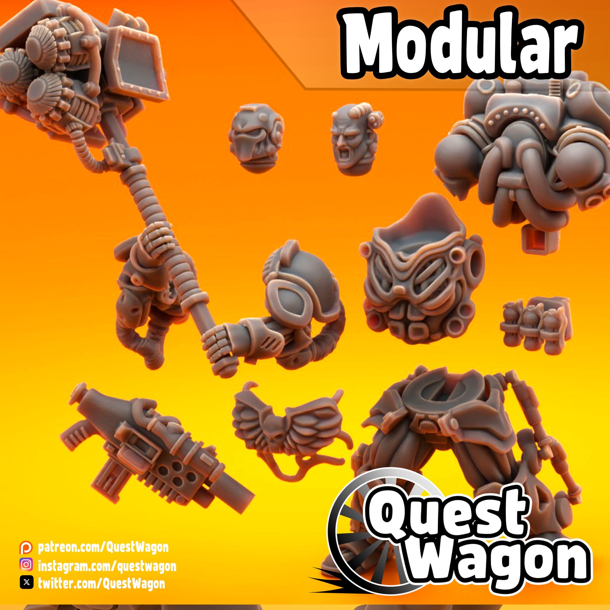 Proxy Marines, Mega Collection 3d model