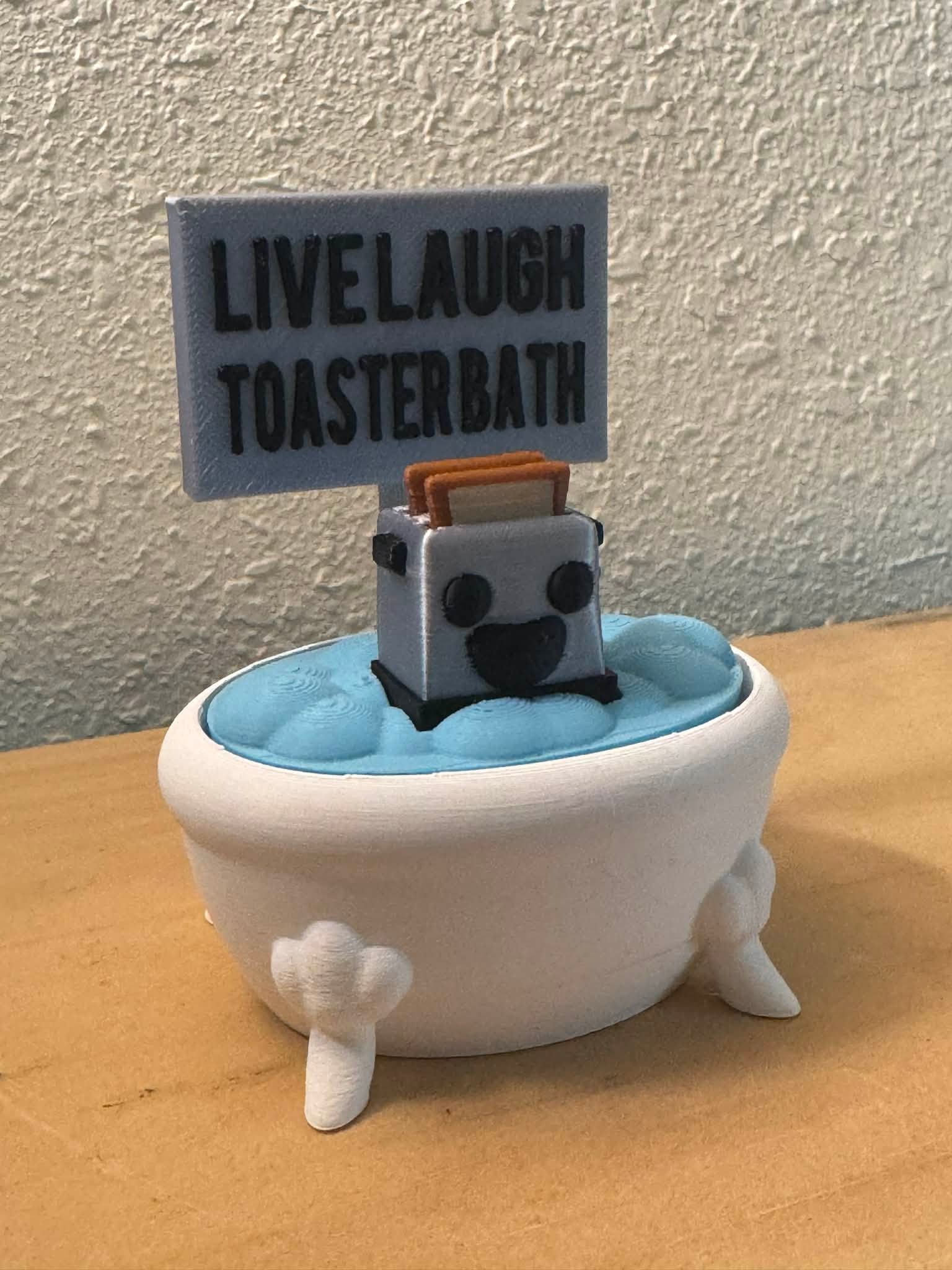 Toaster Bath clicker.3mf 3d model