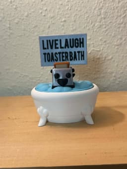 Toaster Bath clicker.3mf 3d model