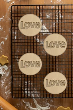 Love Cookie Cutter, Biscuit Cutter 3d model