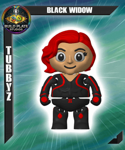 MARVEL Black Widow Multicolor Flexi Print-In-Place 3d model