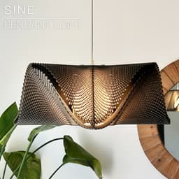 SINE | pendant light E27/E26 3d model