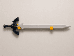 Master Sword Horizontal Wall Mount 3d model