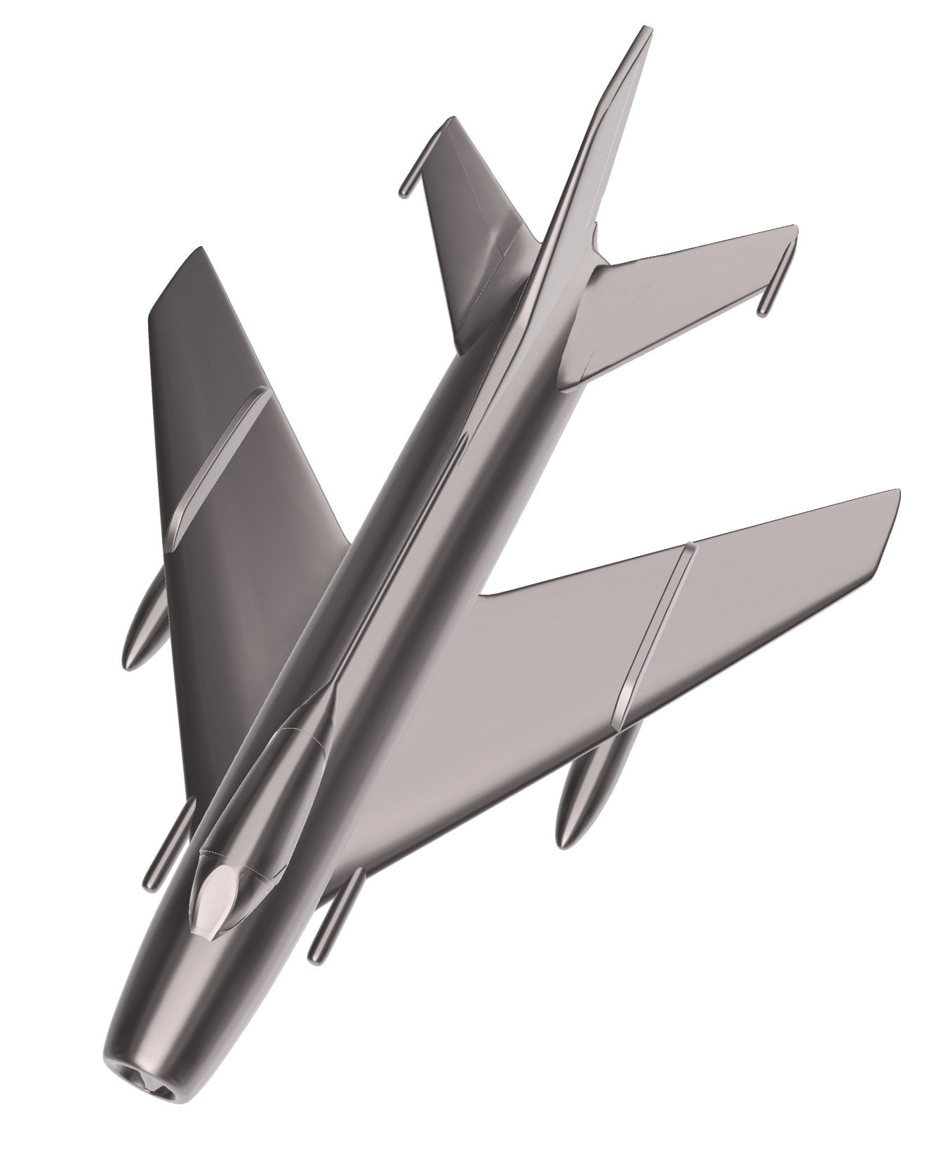 MiG-19S Farmer-C 3d model