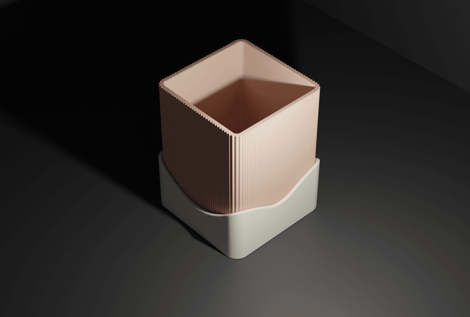 Planter - Square Version 3d model