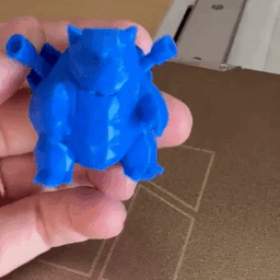 Low Poly Blastoise - Gen 1 Starter Collection 3d model