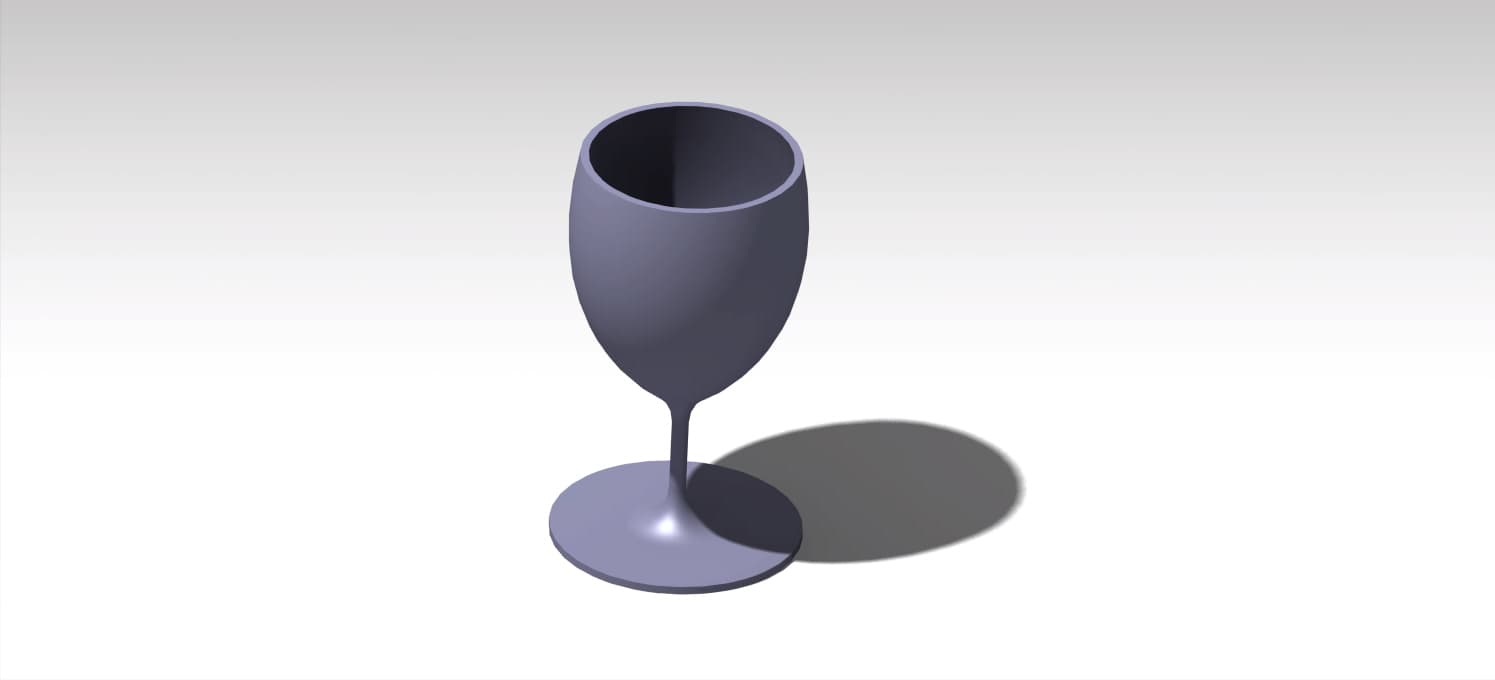 Glass 3d model