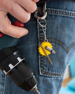 Sun // Flatland Keychain Magnet 3d model