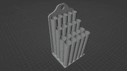 Hanging Brush Holder 3d model