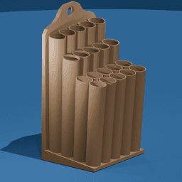 Hanging Brush Holder 3d model
