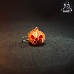 PumpkinKeychain - 5 Versions - Halloween 3d model