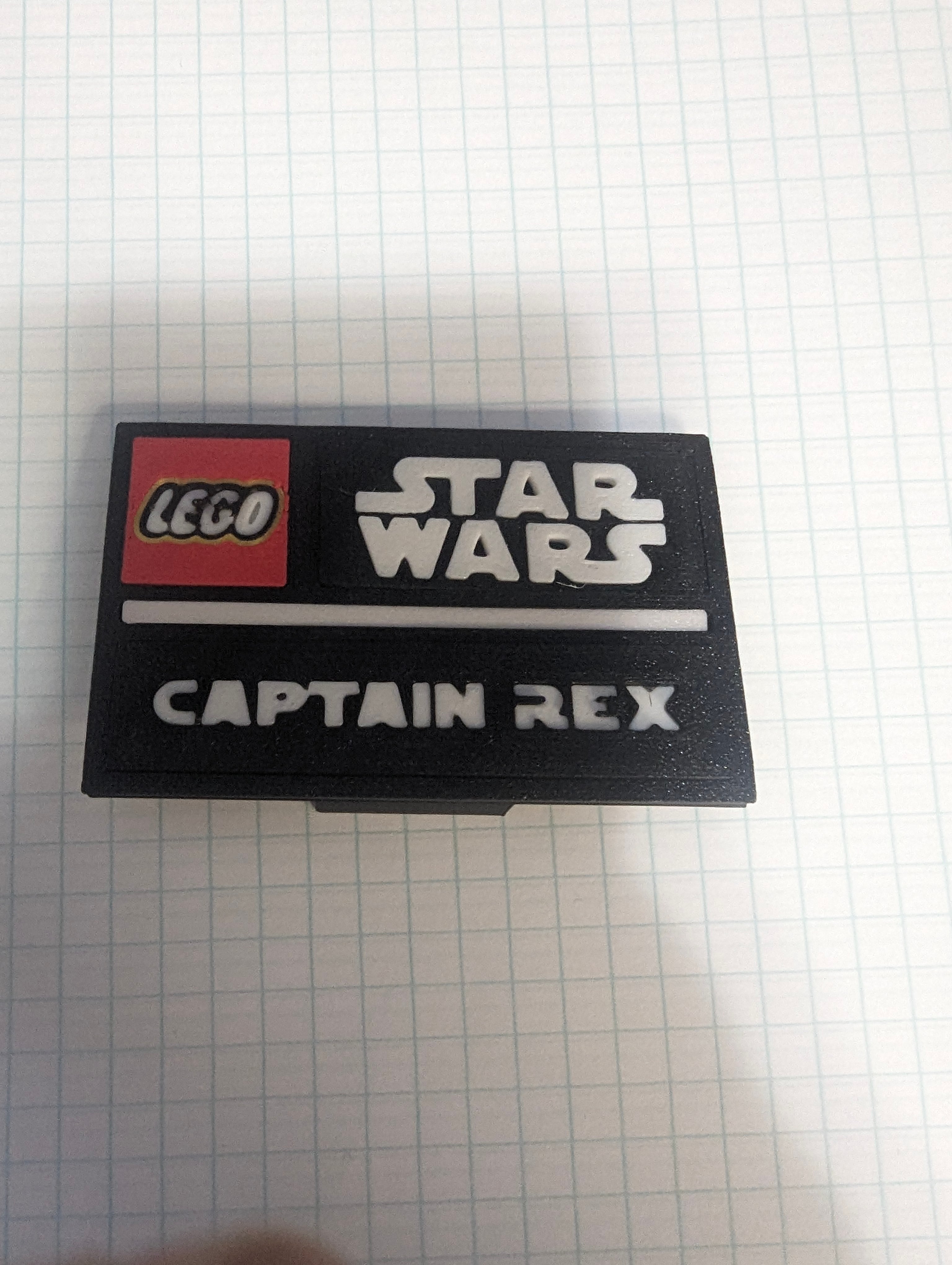 Captain Rex Complete Nameplate Assembly 3d model