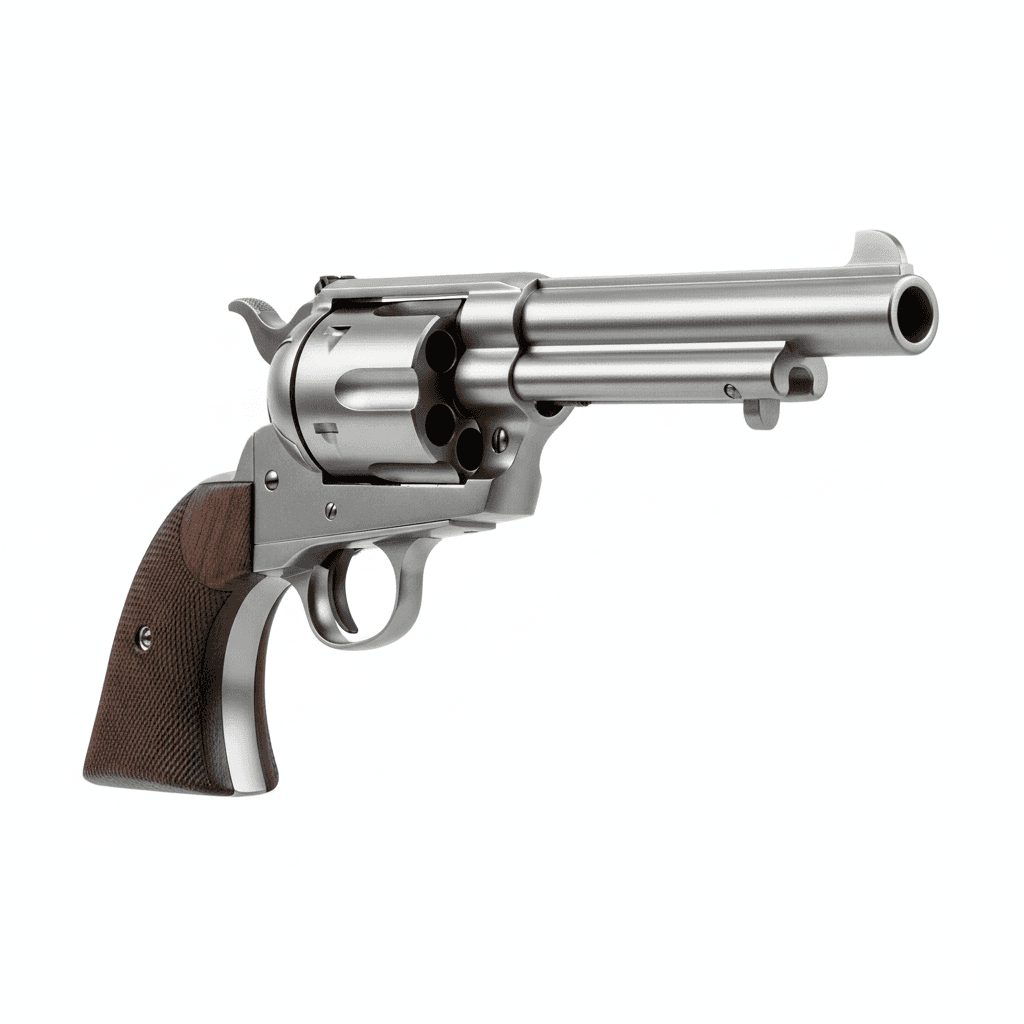 Cattleman Revolver Western Style Handgun 3d model