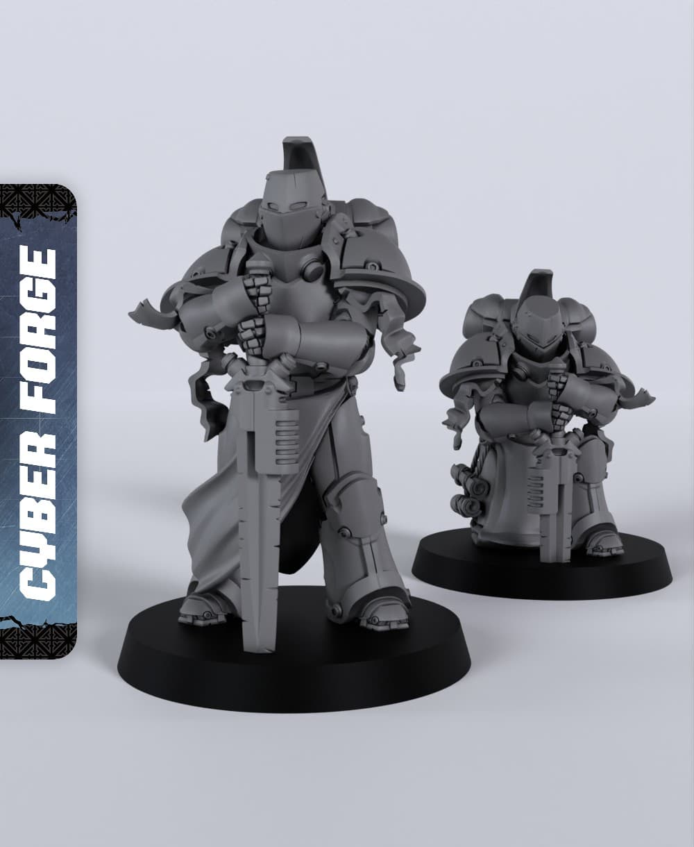 Shadow Civilians - With Free Cyberpunk - Sci-Fi Gift Ideas for RPG and Wargamers 3d model