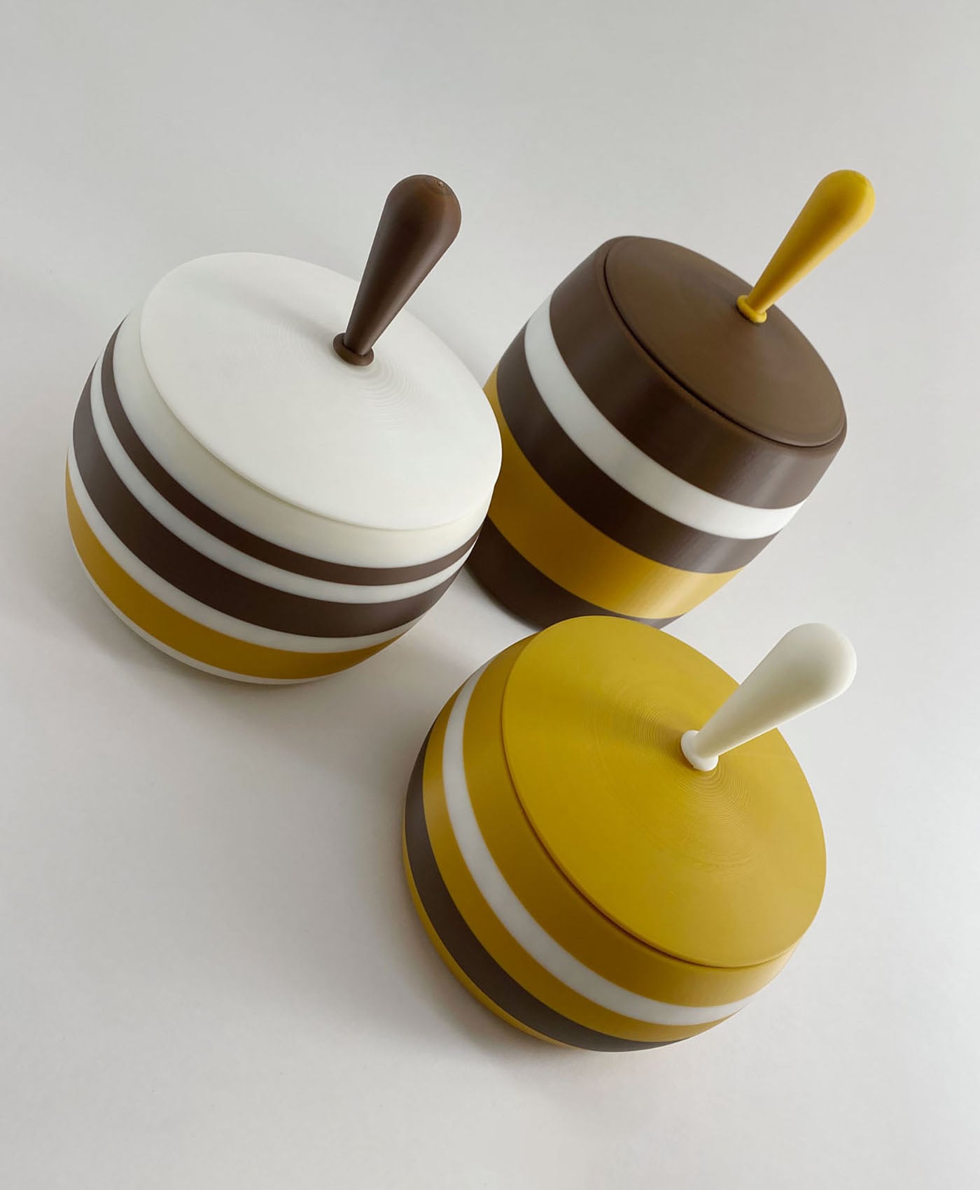 Kitchen Containers Set Modular Stacking Organizers Jars 3d model