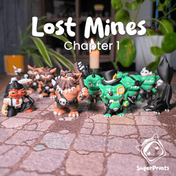 Bugbears - Easy Multicolor FDM RPG Minis (No supports) 3d model