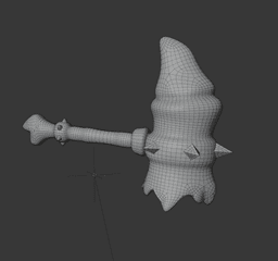 Fantasy Bone Hammer 3D Printable STL v2 3d model