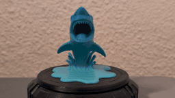 Leaping Great White Shark Desk Sculpture 3d model