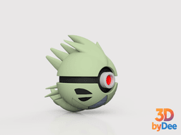 Tyranitar Poke Ball 3d model