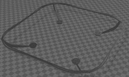 Aegis Control Drone - Optional Prop Guards 3d model