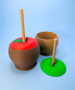 Candied Apple Jar 3d model