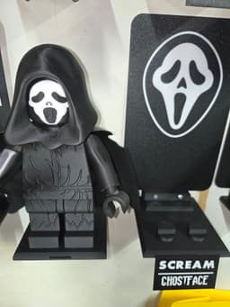 Scream - Ghostface Multicolor Nameplates and Backer 3d model