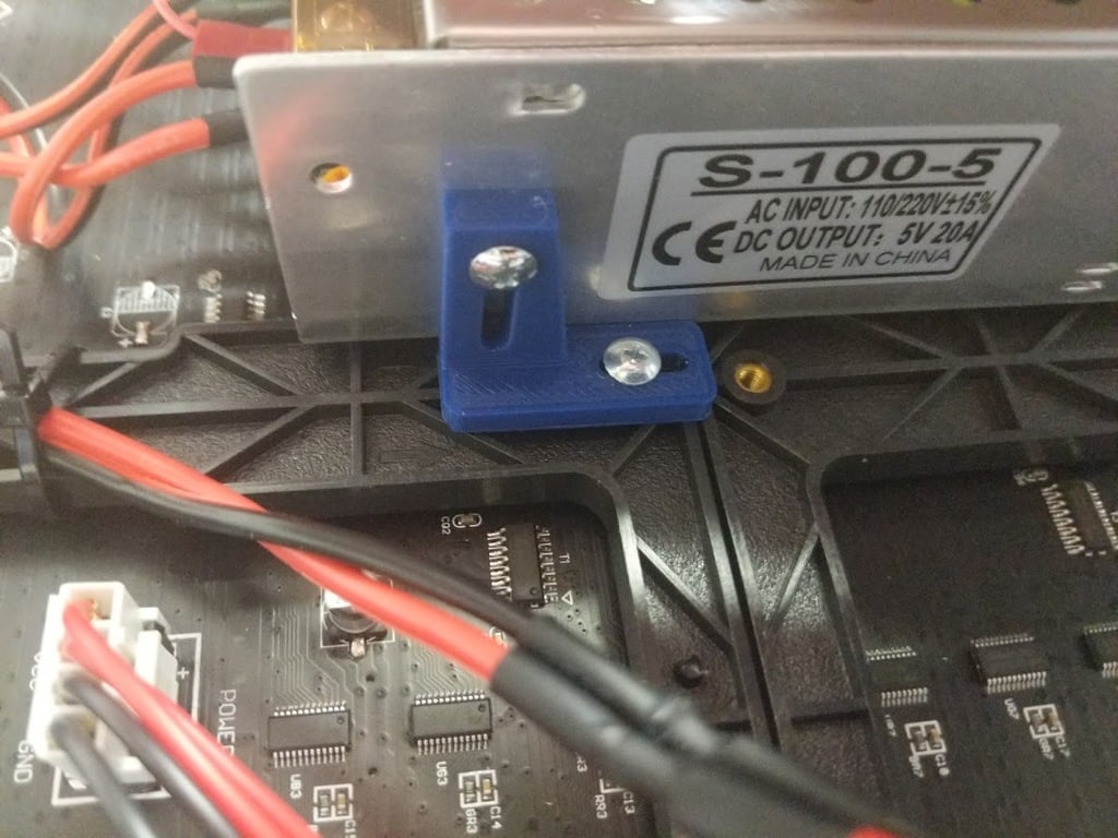 Meanwell PS Right Angle Mount 3d model