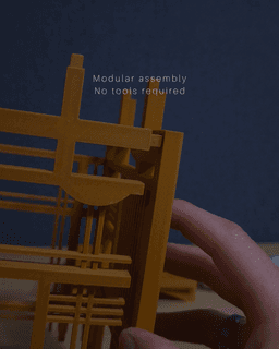 Shoji Lamp - Tsuki 3d model