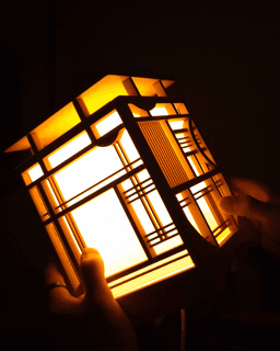Shoji Lamp - Tsuki 3d model