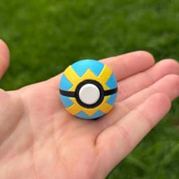 Pokeball Clicker Fidgets - PACK 4 3d model