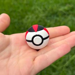 Pokeball Clicker Fidgets - PACK 4 3d model