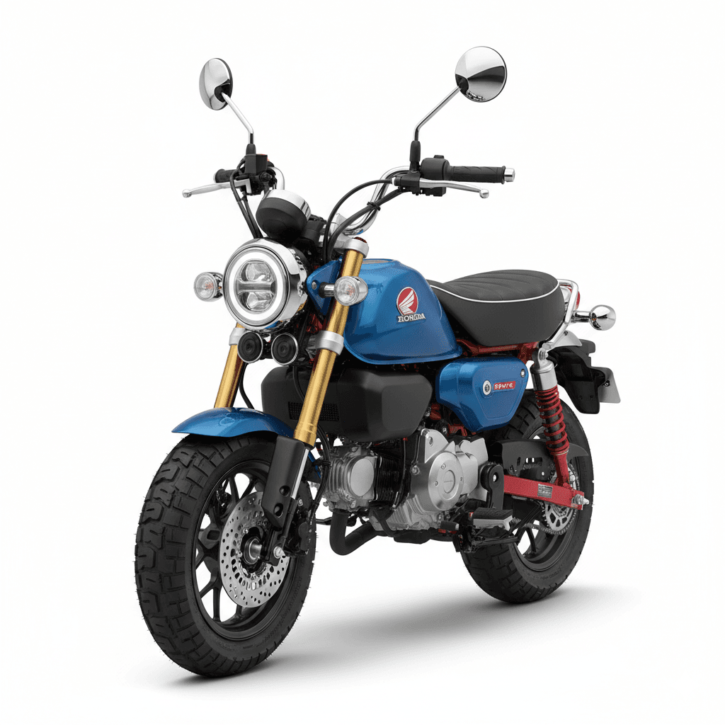 Honda Monkey 125 Mini Motorcycle 3d model