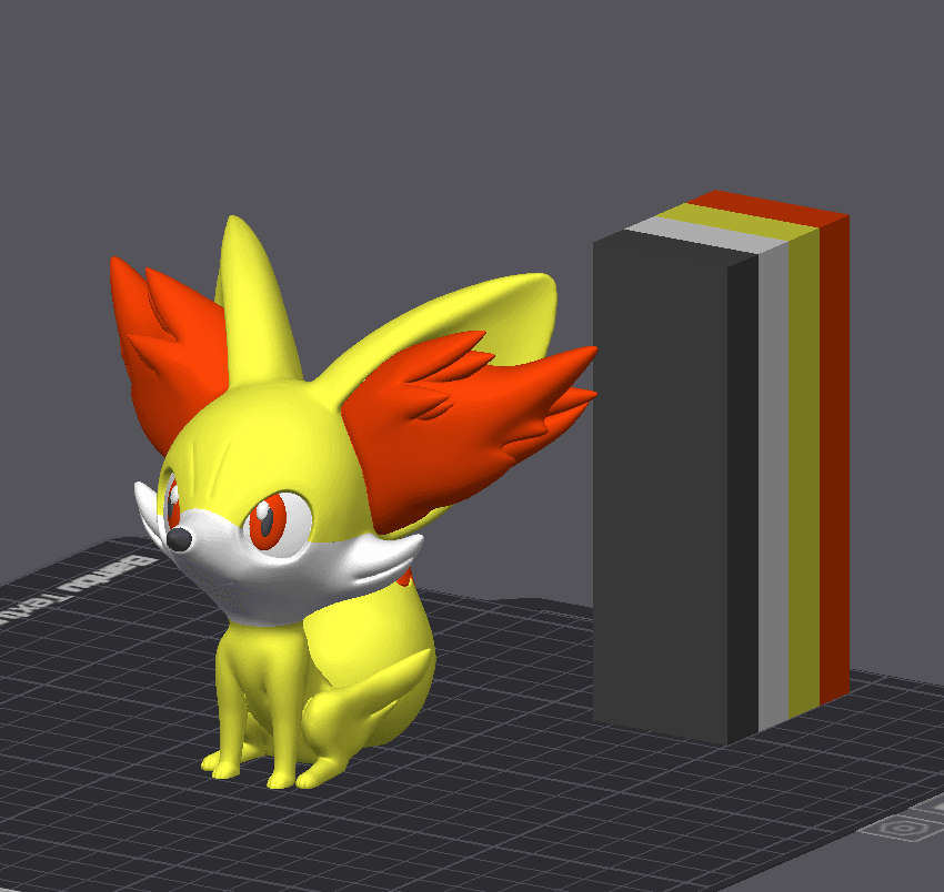 653. Fennekin - Basic & Ornamental 3d model