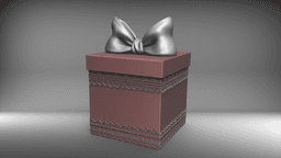 Lace Gift Box (2) 3d model