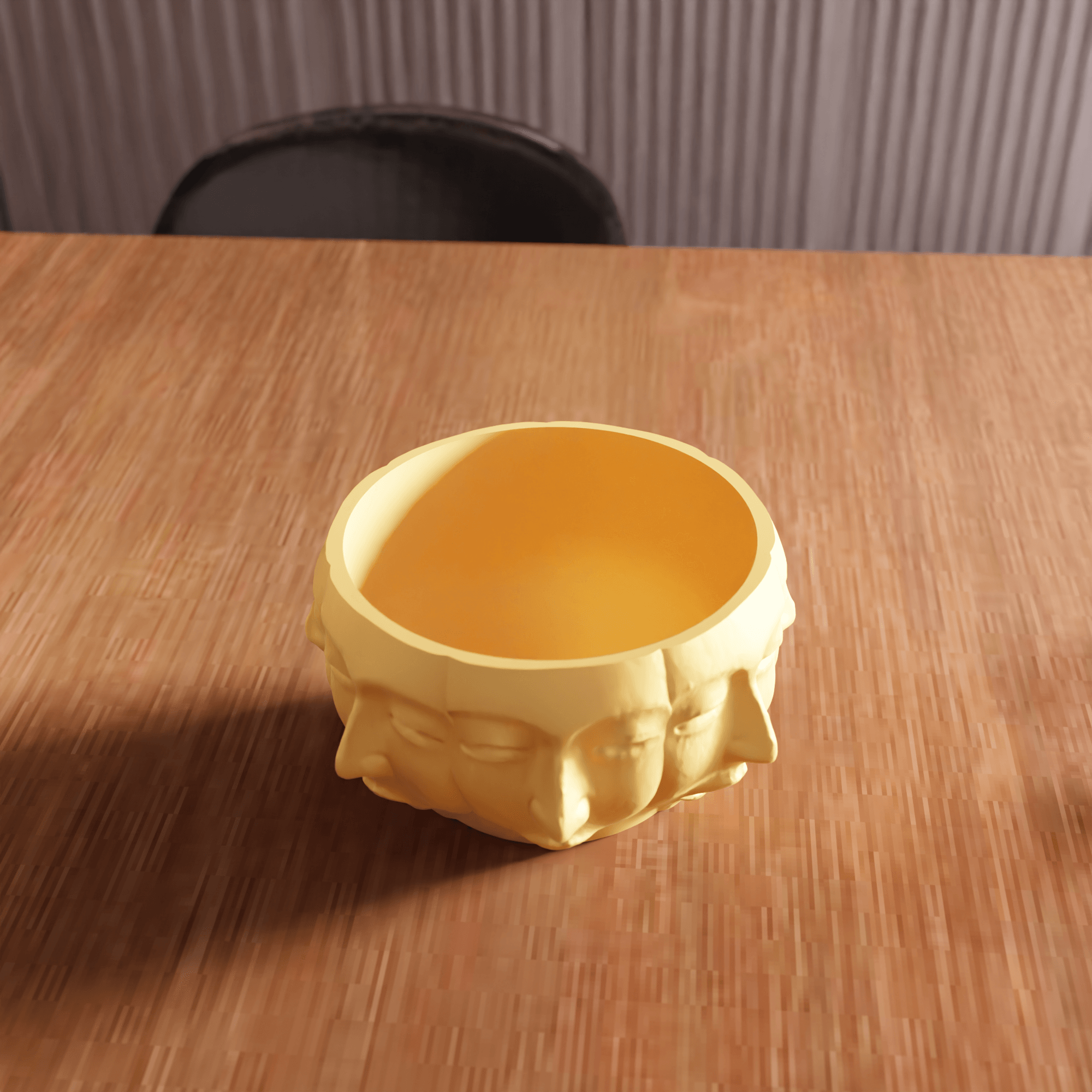Surrealist Multi Face Overlapping Planter 3d model