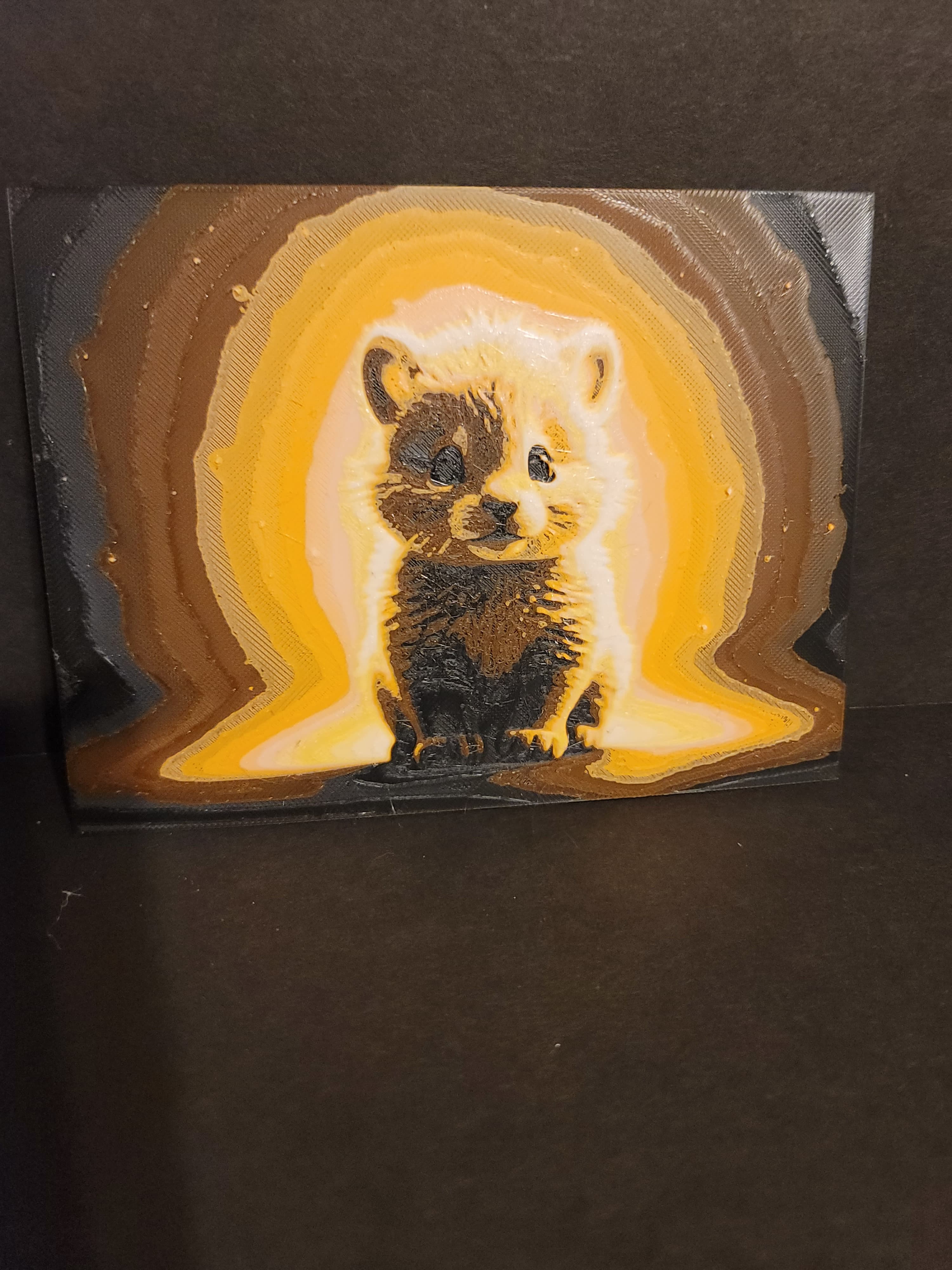 Cute Furry Animal HueForge 3d model