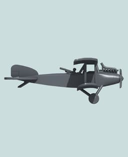 1:144 Albatros C.X 3d model