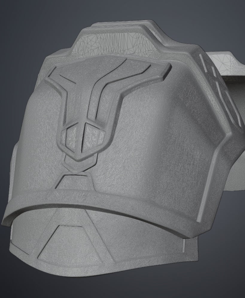 Arcane Enforcer Vi Shoulder Armor 3d model