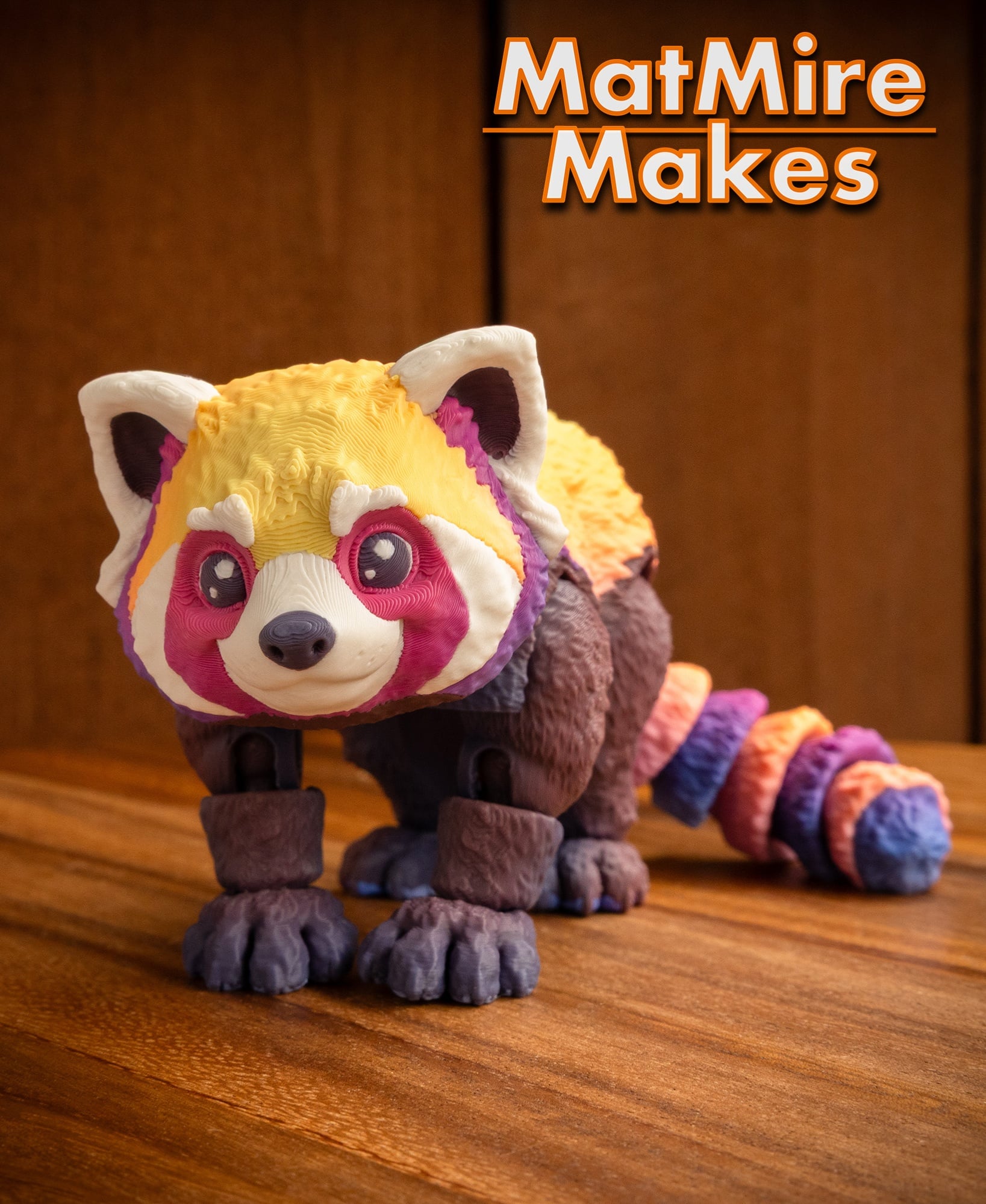 Red Panda - Articulated Figure 3d model
