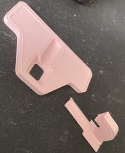 Simple Adhesive Wall Hook 3d model