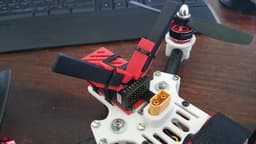 FrSky X8R Receiver & Antenna Mount 3d model